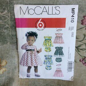 McCall's MP410 Infant's Dresses Pattern 2009